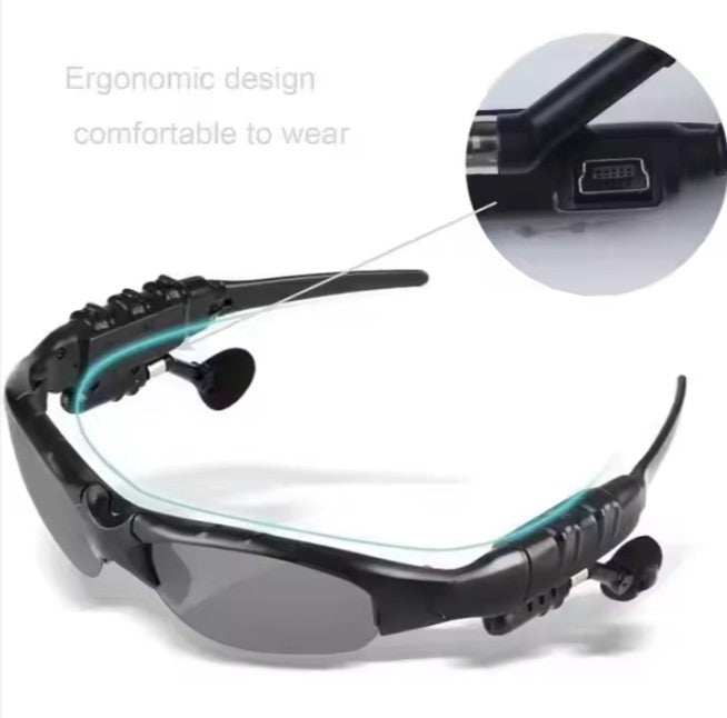 Gafas con auriculares para móvil