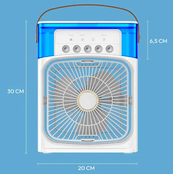 Ventilador humidificador de nebulización blanco