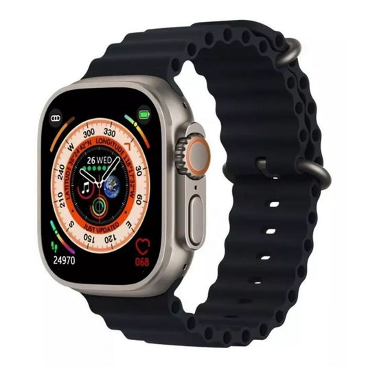 Smartwatch Ultra Pro con 2 correas (negro + blanco)