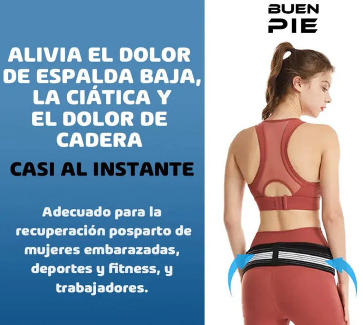 Faja lumbar con terapia magnetica
