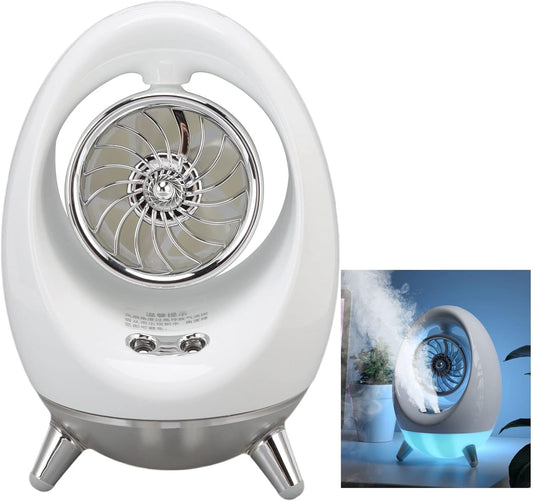 Ventilador de refrigeración con lámpara de noche y humidificador